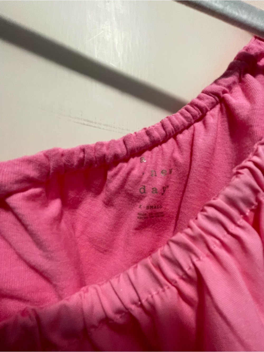 Pink One-Shoulder Ruffle Top - Picture 3 of 4